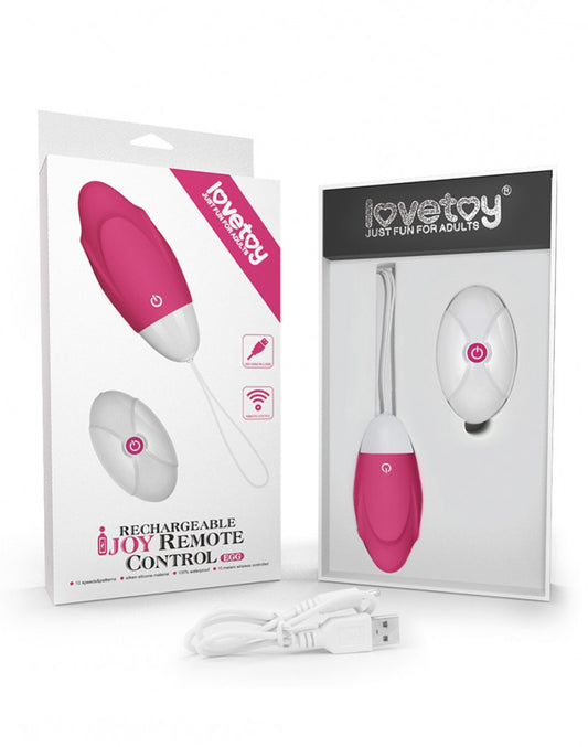 Love Toy - IJoy 2 - Egg Vibrator With Remote Control - Pink - UABDSM