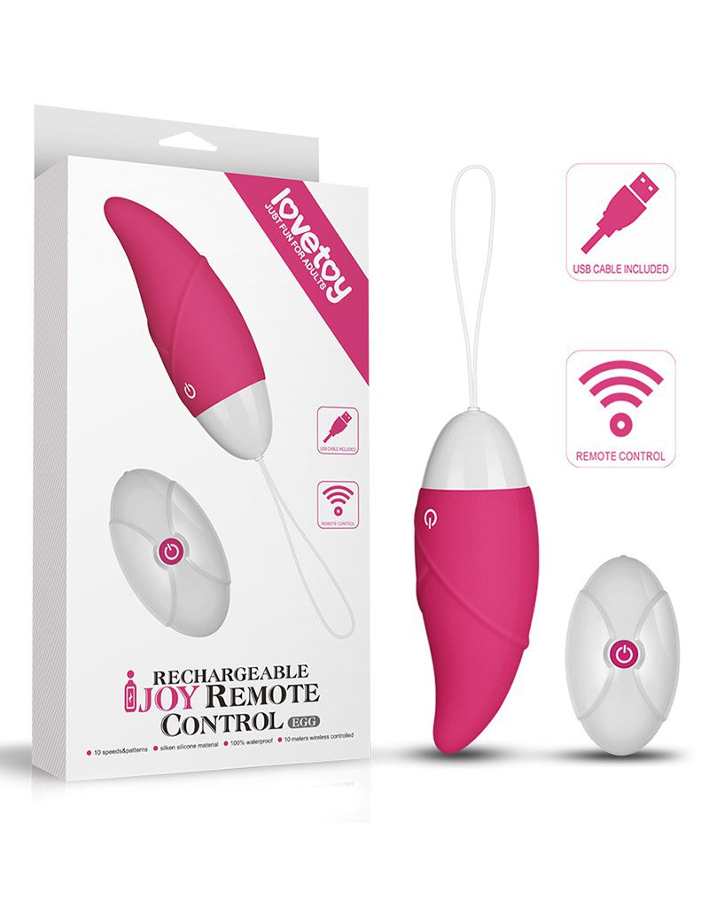 Love Toy - IJoy 3 - Egg Vibrator With Remote Control - Pink - UABDSM