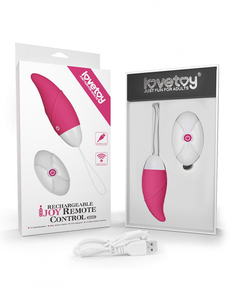 Love Toy - IJoy 3 - Egg Vibrator With Remote Control - Pink - UABDSM