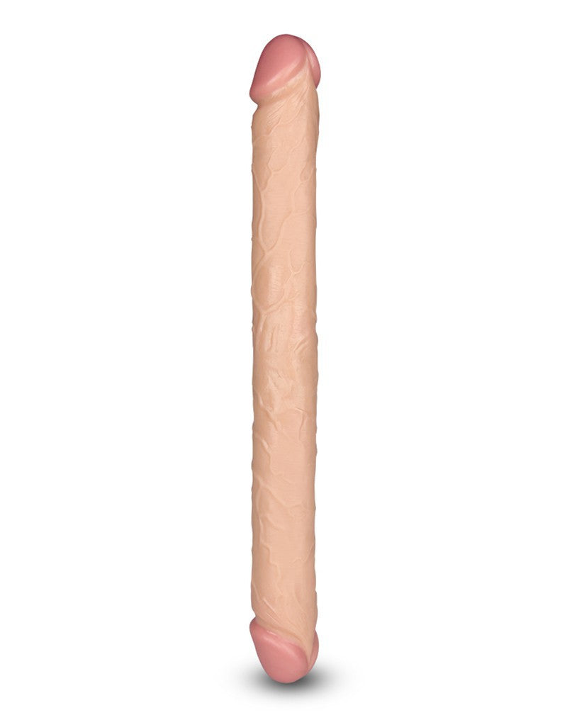Love Toy - King Size Slim Ultra Double Dildo 45 Cm - Nude - UABDSM