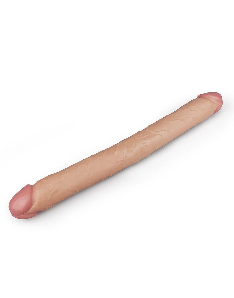Love Toy - King Size Slim Ultra Double Dildo 45 Cm - Nude - UABDSM