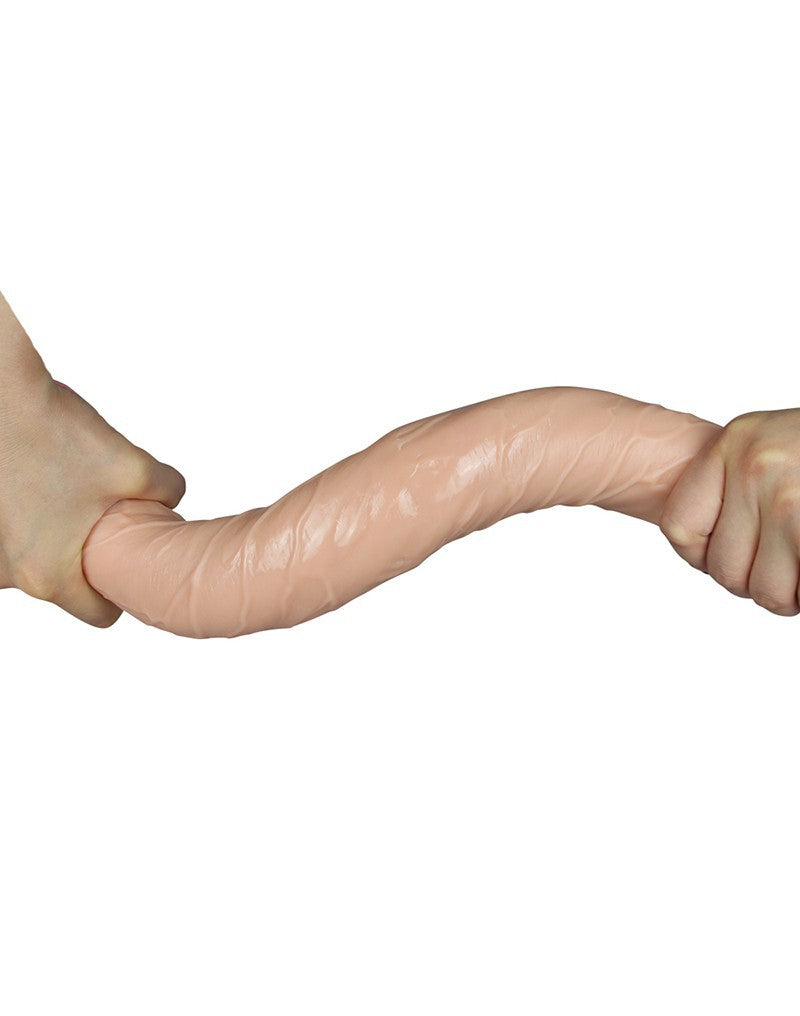 Love Toy - King Size Slim Ultra Double Dildo 45 Cm - Nude - UABDSM