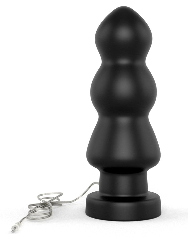 Love Toy - King Size Vibrating Anal Rigger 20 Cm - Black - UABDSM