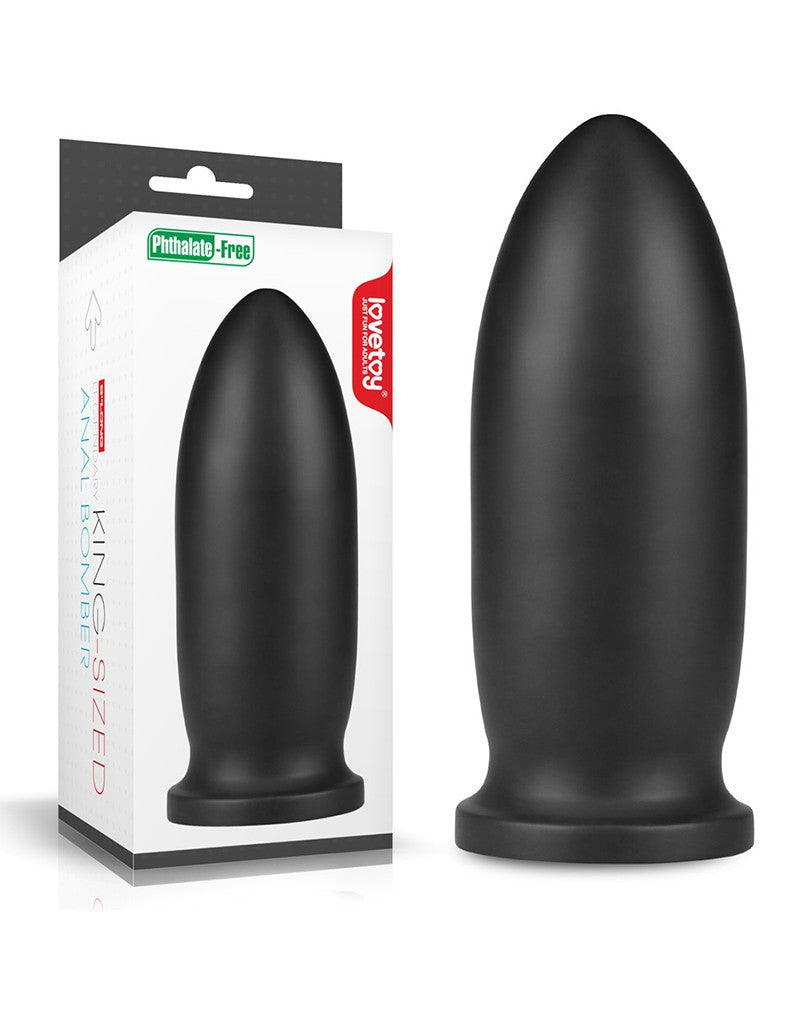 Love Toy - King Sized Anal Bomber 23 Cm - Black - UABDSM