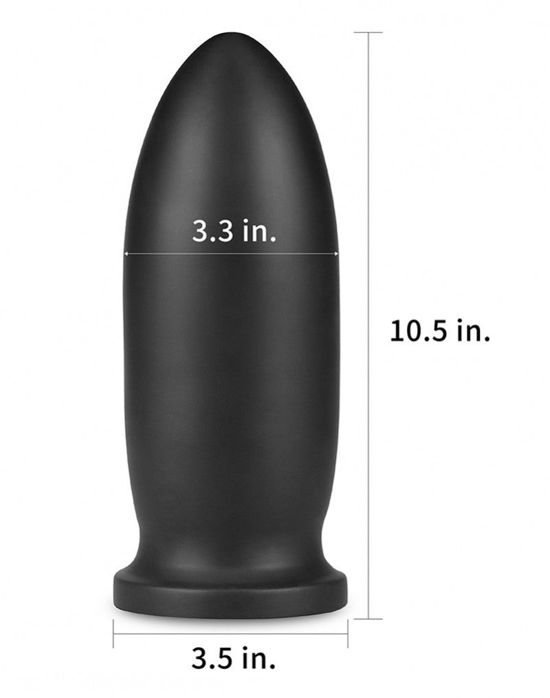 Love Toy - King Sized Anal Bomber 23 Cm - Black - UABDSM