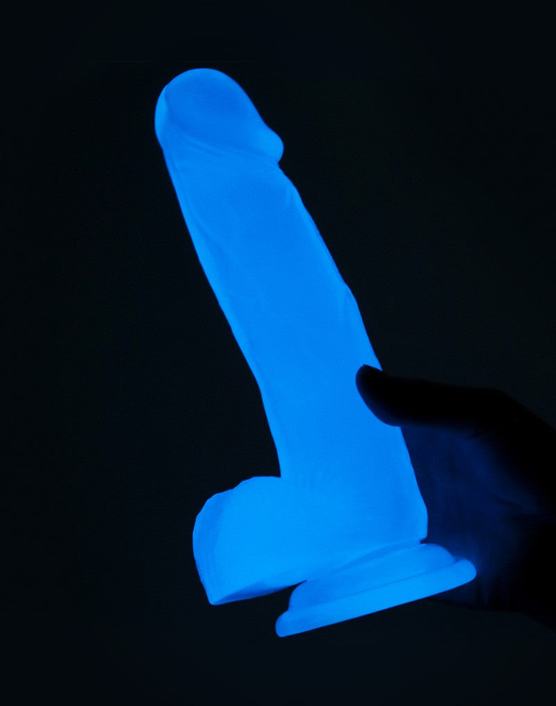 Love Toy - Lumino Play Dildo 19 Cm - Glow In The Dark - UABDSM