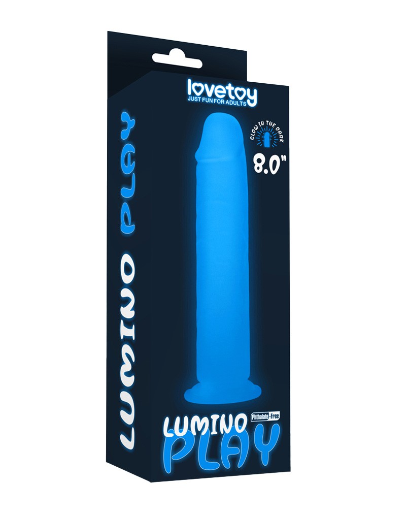 Love Toy - Lumino Play Dildo 21 Cm - Glow In The Dark - UABDSM