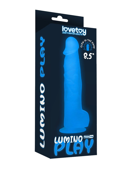 Love Toy - Lumino Play Dildo 21.5 Cm - Glow In The Dark - UABDSM