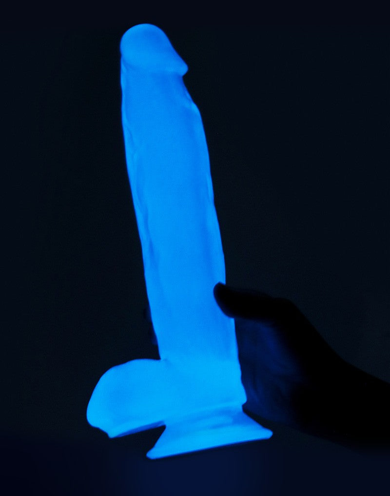 Love Toy - Lumino Play Dildo 26 Cm - Glow In The Dark - UABDSM