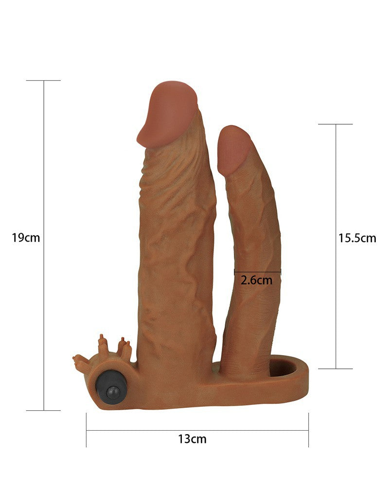 Love Toy - Pleasure X Tender Vibrating Double Penis Sleeve + 5 Cm - Br –  Adult Sex Toys, Intimate Supplies, Sexual Wellness, Online Sex Store –  UABDSM