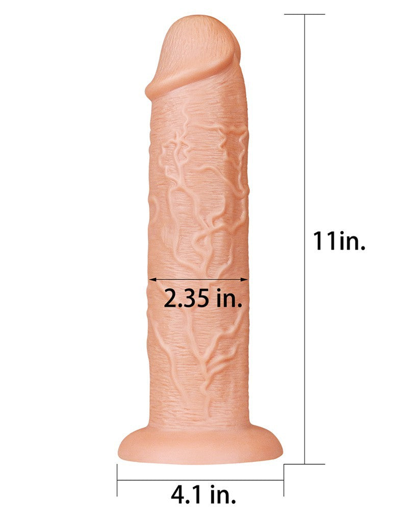 Love Toy - Realistic Long Dildo 28 Cm - Nude - UABDSM