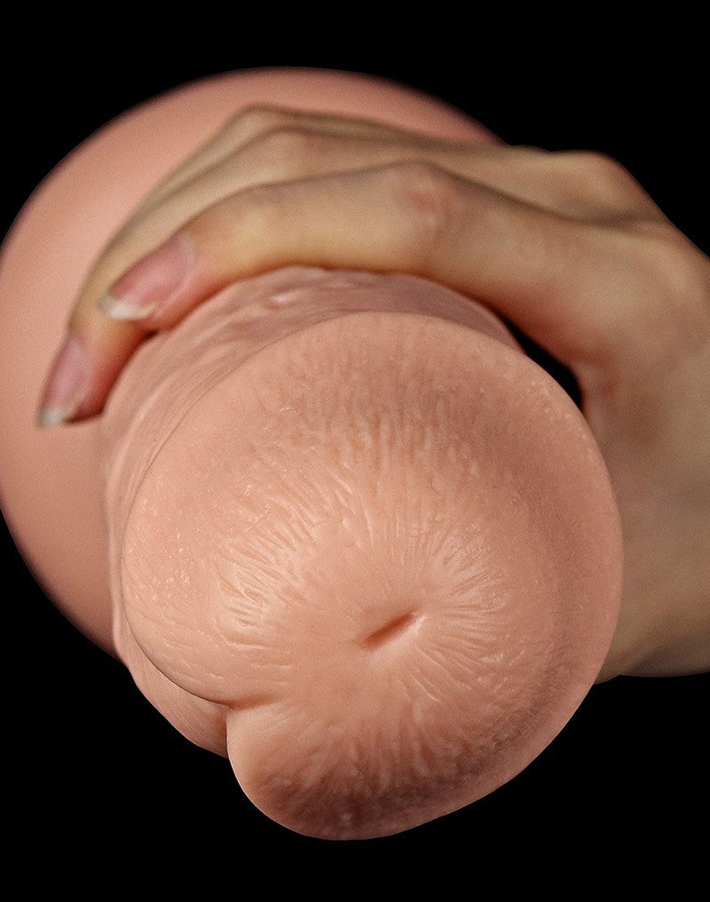 Love Toy - Realistic Long Vibrating Dildo 28 Cm - Nude - UABDSM