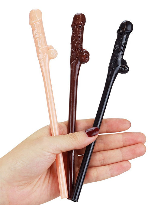 Love Toy - Realistic Willy Straws - Pack Of 9 - UABDSM