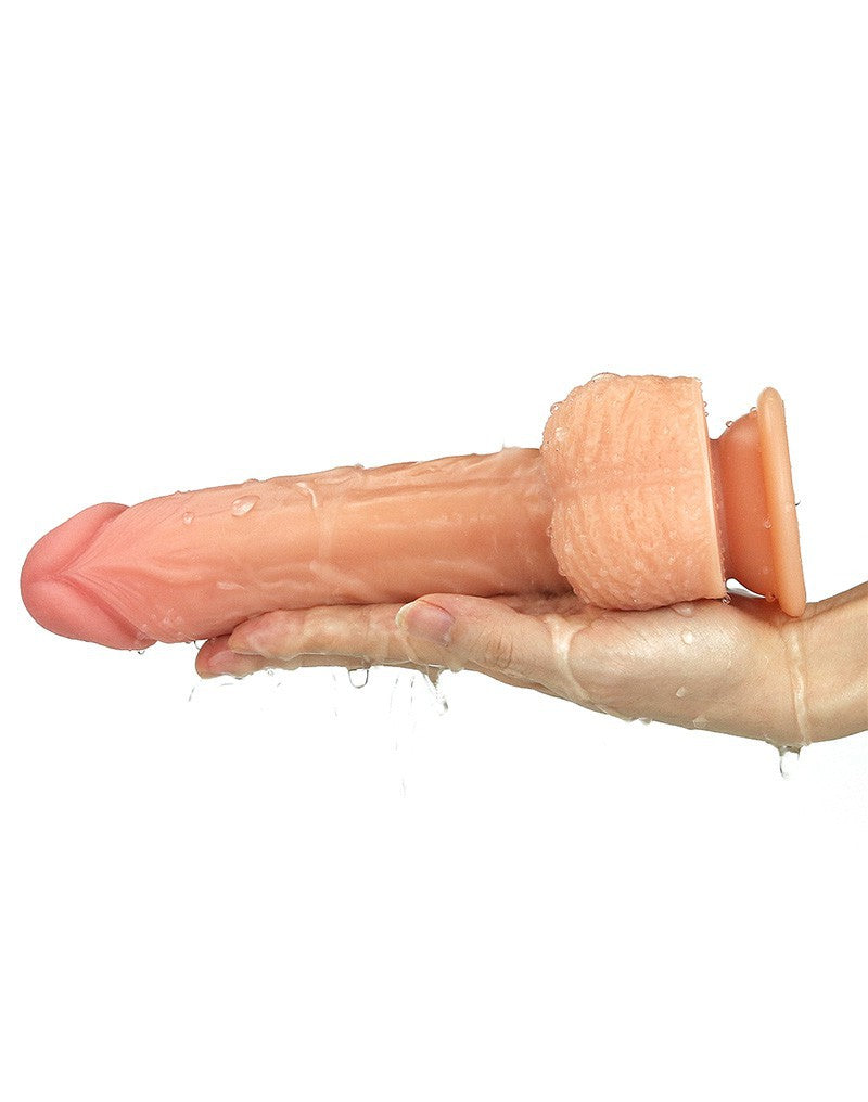 Love Toy - Rotating & Heating Realistic Dildo 21 Cm - Nude - UABDSM