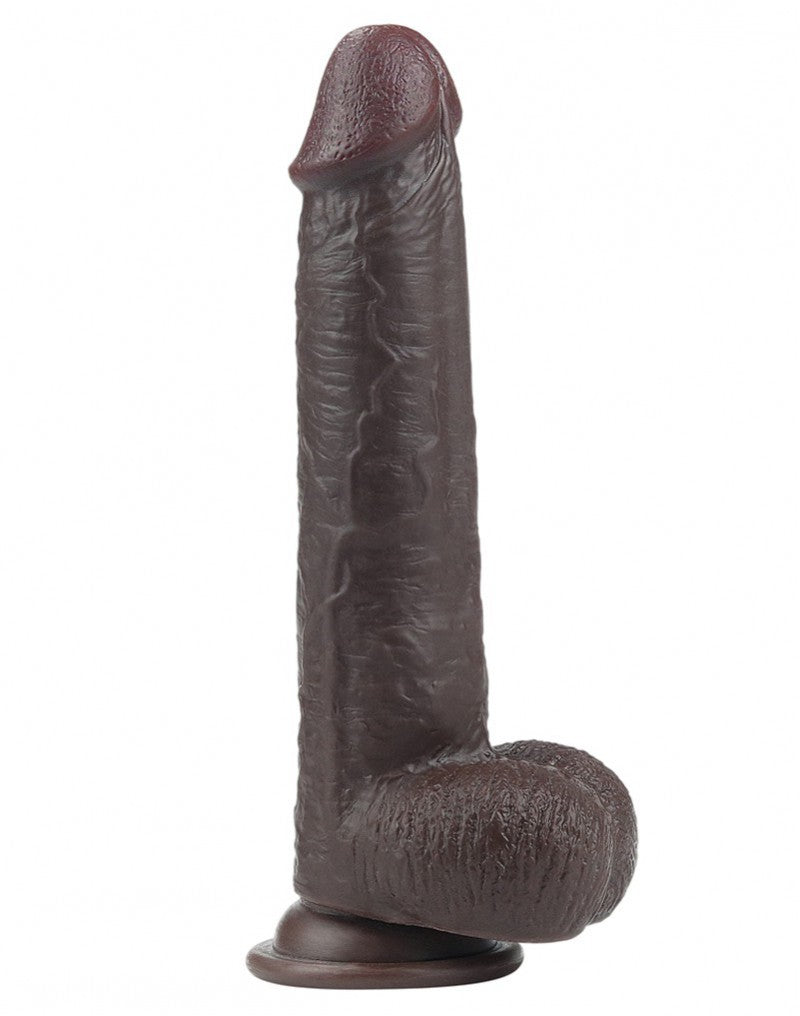 Love Toy - Sliding Skin Dildo 23 Cm - Black - UABDSM