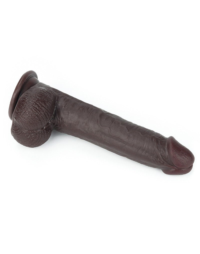 Love Toy - Sliding Skin Dildo 23 Cm - Black - UABDSM