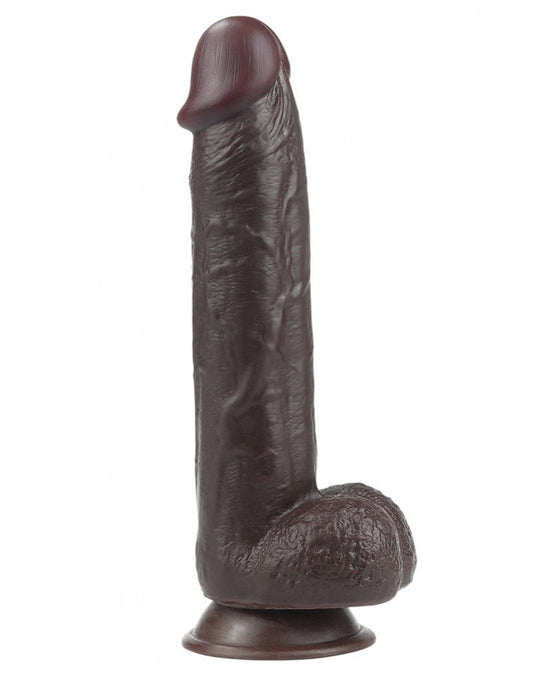 Love Toy - Sliding Skin Dildo 24 Cm - Black - UABDSM