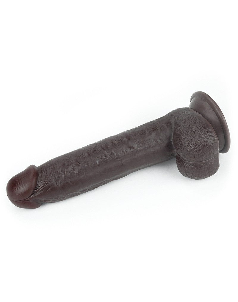 Love Toy - Sliding Skin Dildo 24 Cm - Black - UABDSM