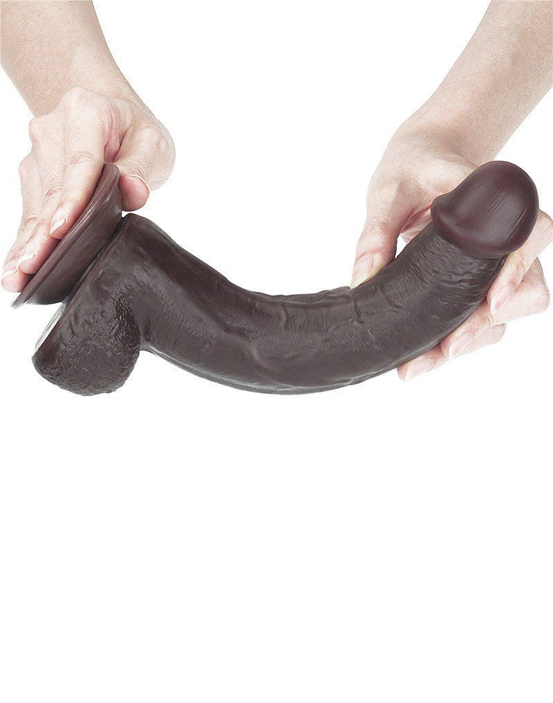 Love Toy - Sliding Skin Dildo 24 Cm - Black - UABDSM