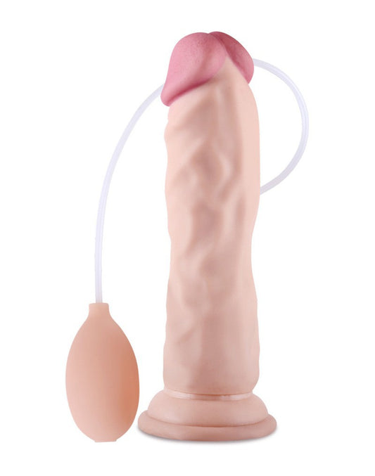 Love Toy - Soft Ejaculation Cock 21 Cm - Squirting Dildo - Nude - UABDSM