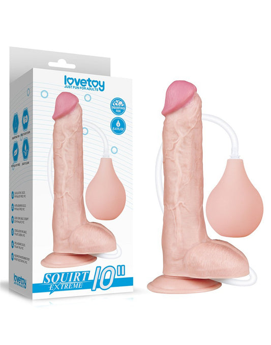 Love Toy - Squirt Extreme Dildo 25 Cm - Nude - UABDSM