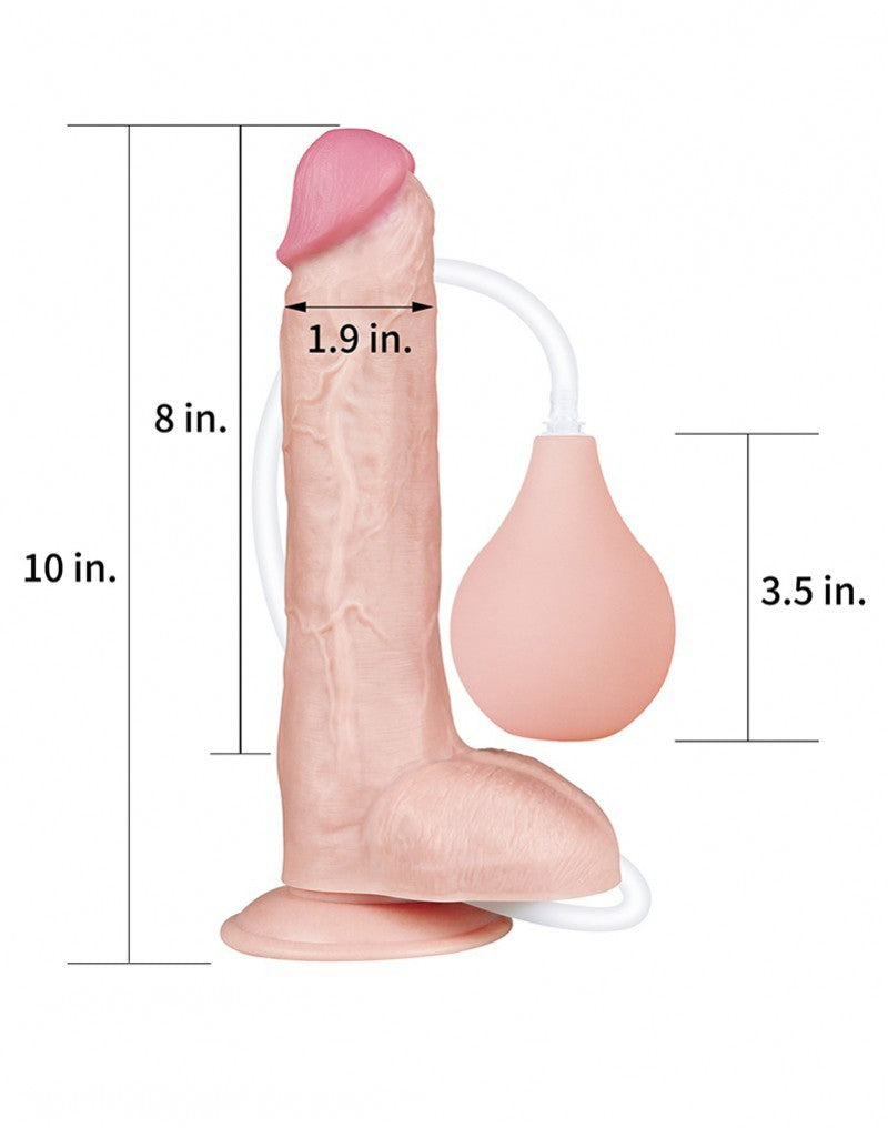 Love Toy - Squirt Extreme Dildo 25 Cm - Nude - UABDSM