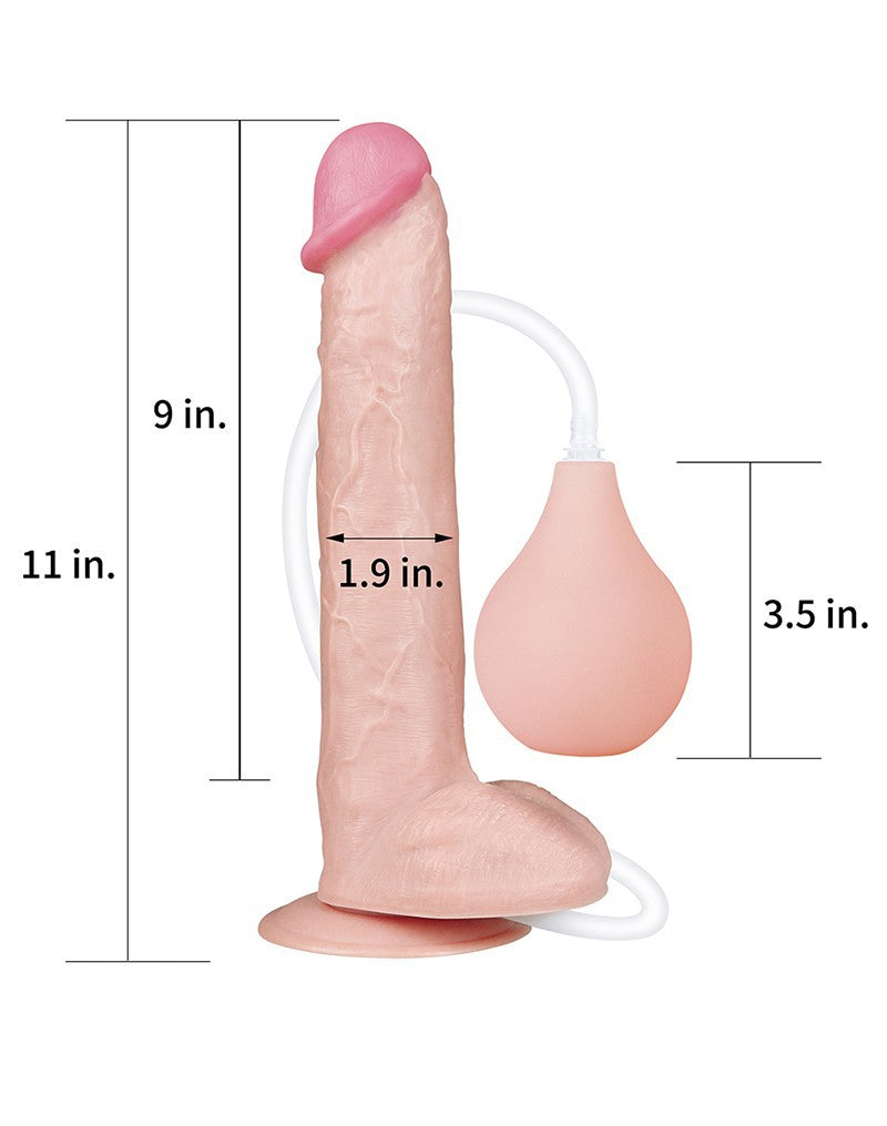 Love Toy - Squirt Extreme Dildo 28 Cm - Nude - UABDSM