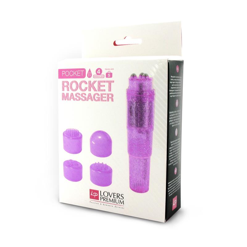 Loverspremium - Pocket Rocket Massager Purple - UABDSM