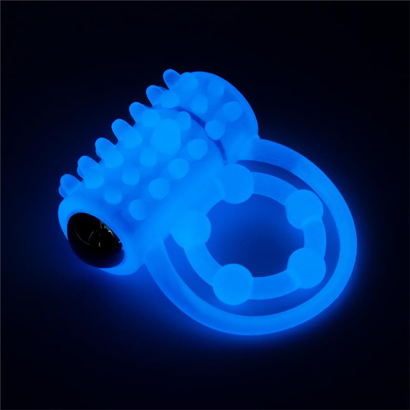 Lumino Play Vibratin Ring Blue Light - UABDSM