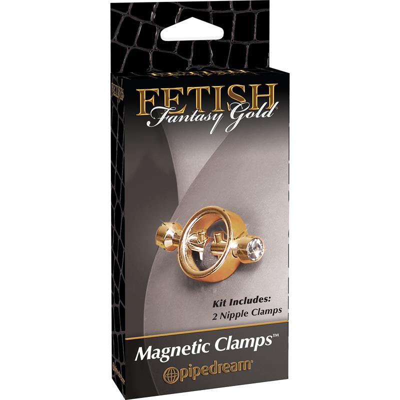 Magnetic Nipple Clamps Gold - UABDSM