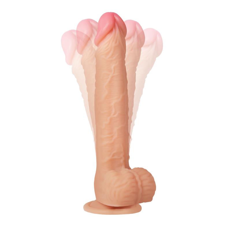 Magnus 3.0 Realistic Vibrating and Rotating Dildo Remote Control Liquid Silicone - UABDSM