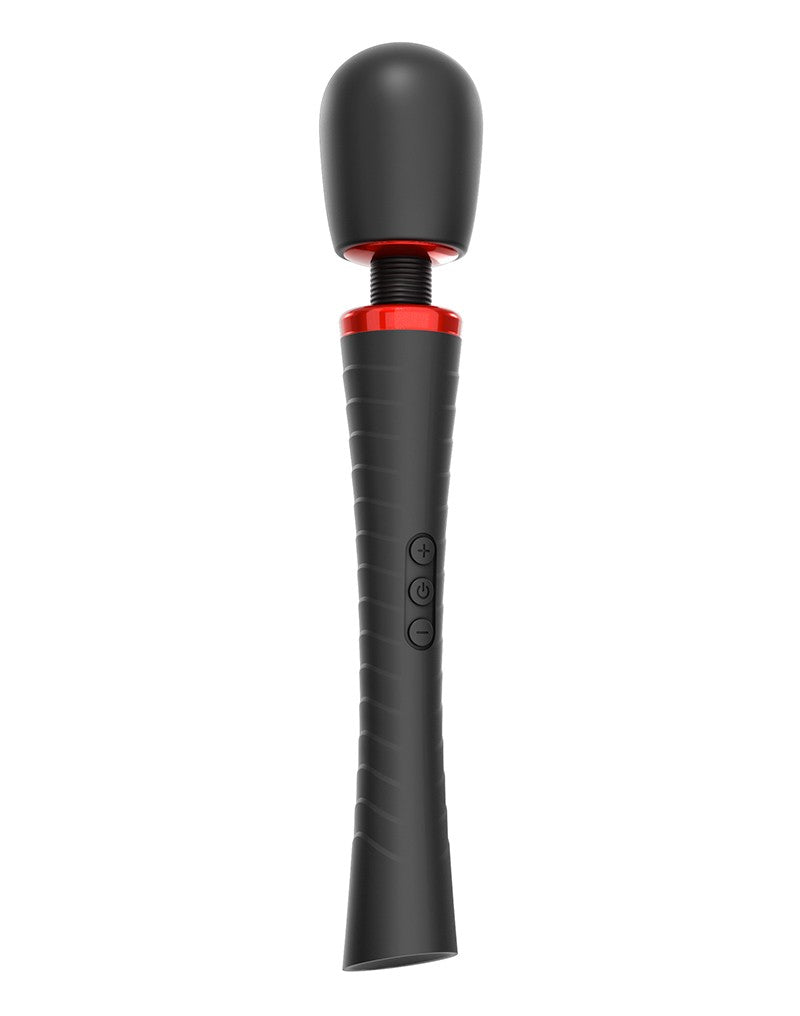 Man.Wand - Man.Wand Xtreme - Wand Vibrator With Attachments - Black - UABDSM