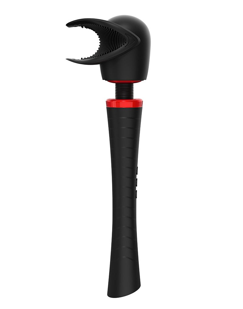 Man.Wand - Man.Wand Xtreme - Wand Vibrator With Attachments - Black - UABDSM