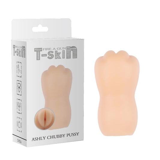Masturbator Ashly Chubby Vagina T-Skin 13.3 cm Flesh - UABDSM