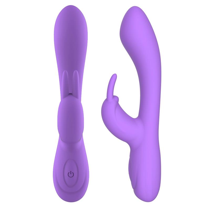 Mauve Mauve Liquefied Silicone Unibody Vibe USB Purple - UABDSM