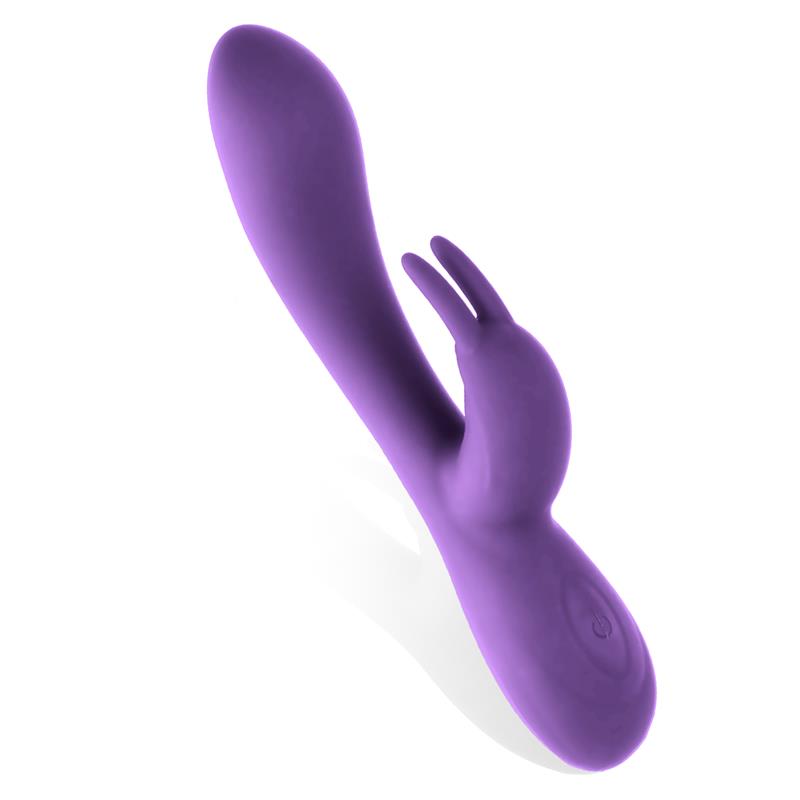 Mauve Mauve Liquefied Silicone Unibody Vibe USB Purple - UABDSM