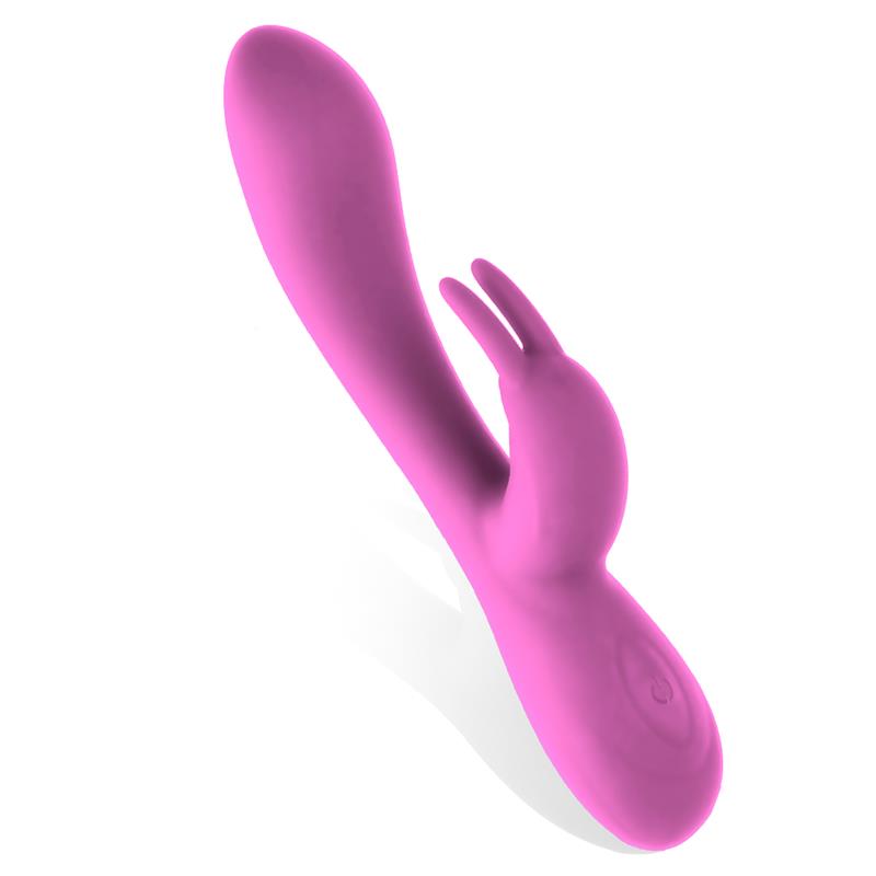 Mauve Unibody Liquefied Silicone Vibe USB Pink - UABDSM