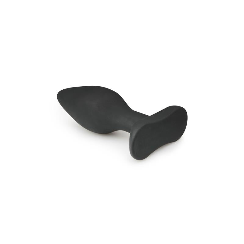 Medium Black Silicone Buttplug - UABDSM