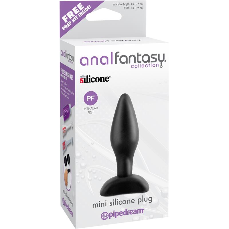 Mini Silicone Plug - Colour Black - UABDSM