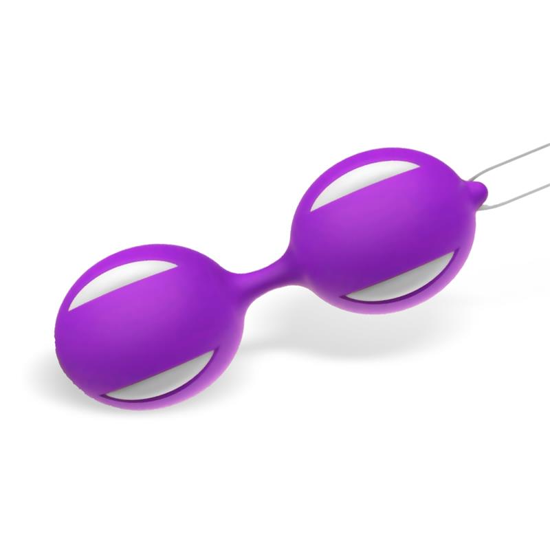 Misha Double Kegel Balls Silicone Purple - UABDSM