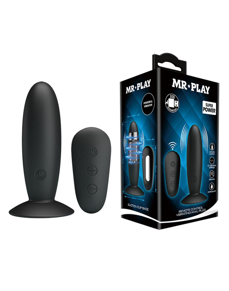 Mr. Play - Vibrating Anal Plug - UABDSM