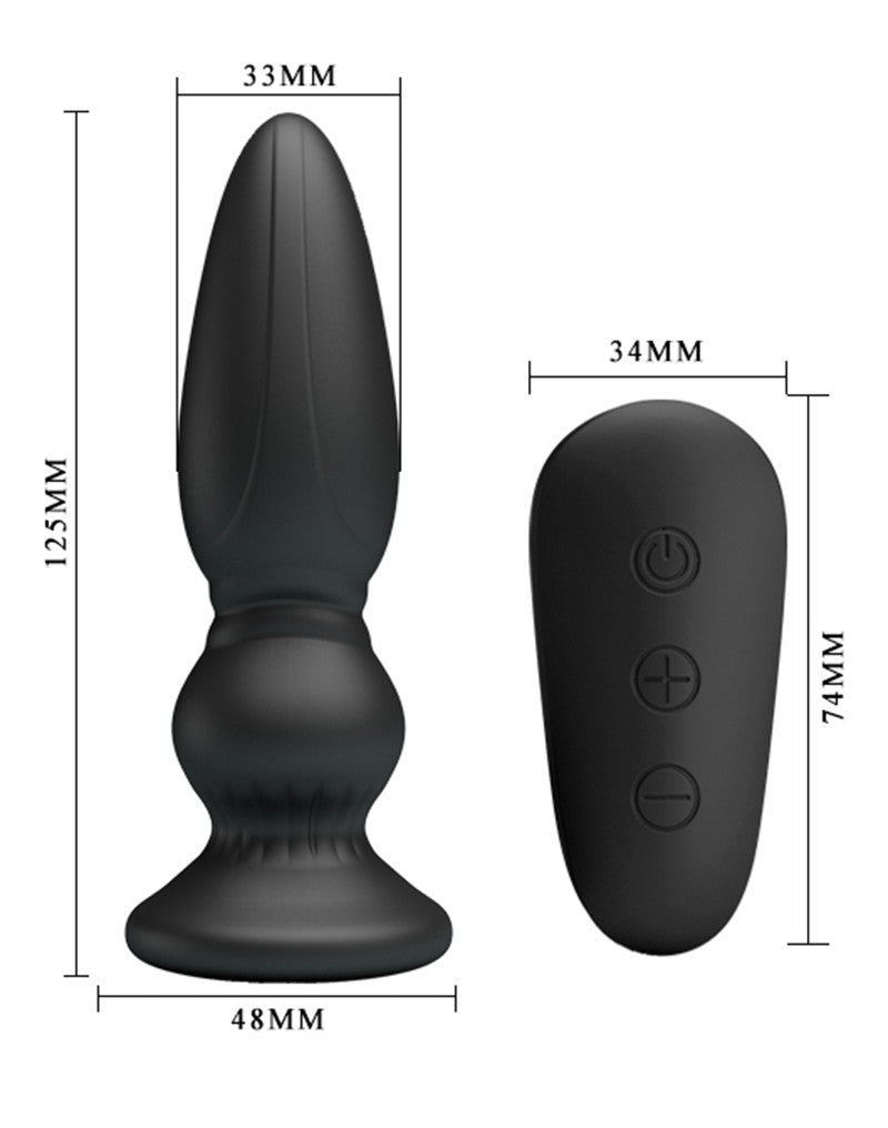 Mr. Play - Vibrating Anal Plug - UABDSM