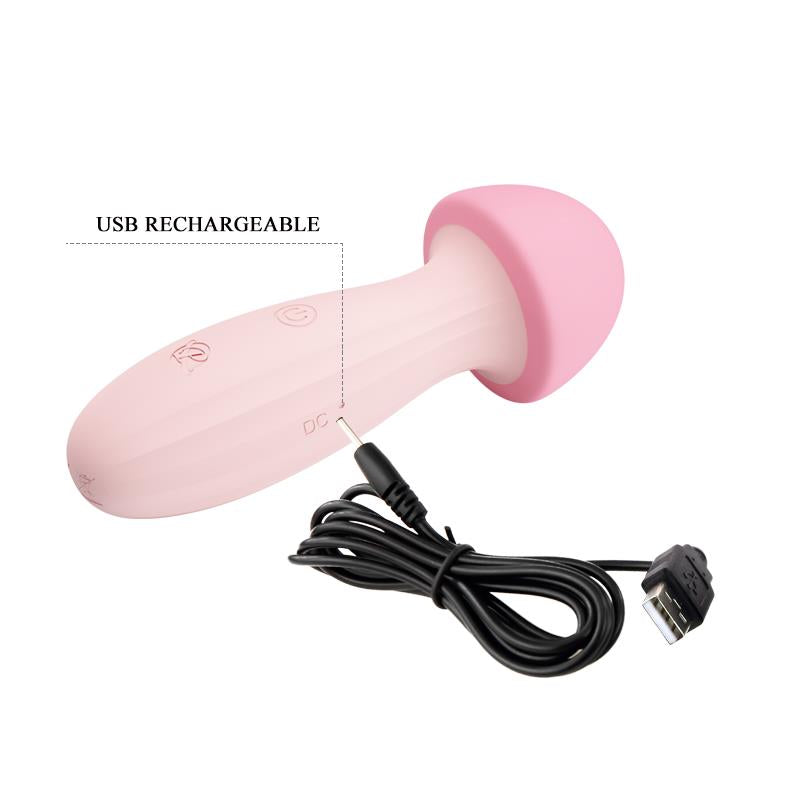 Mushroom Vibe/Massager Silicone USB - UABDSM