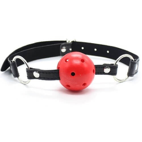 Bound to Please Breathable Ball Gag Red - UABDSM