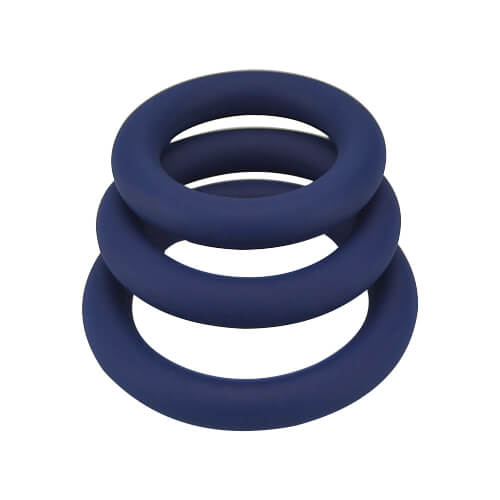 Loving Joy Thick Silicone Cock Rings 3 Pack - UABDSM