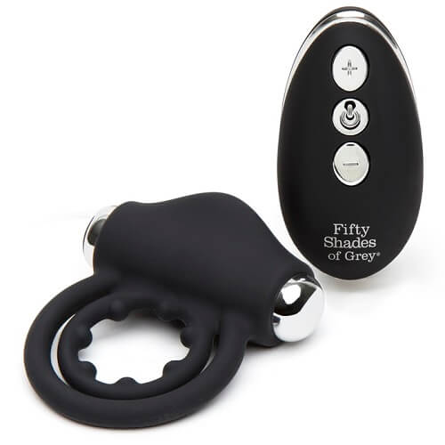 Fifty Shades of Grey Relentless Vibrations Remote Control Love Ring - UABDSM
