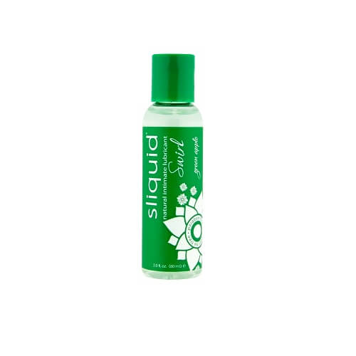 Sliquid Naturals Swirl Flavoured Lubricants-Green Apple 59ml - UABDSM