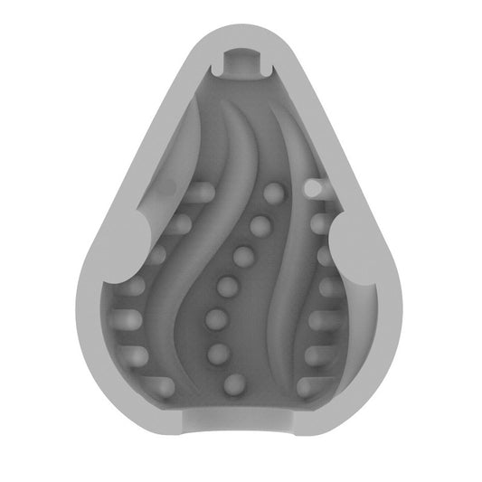 Rev-Sleeves Egg-Shaped Masturbator Spiral - UABDSM