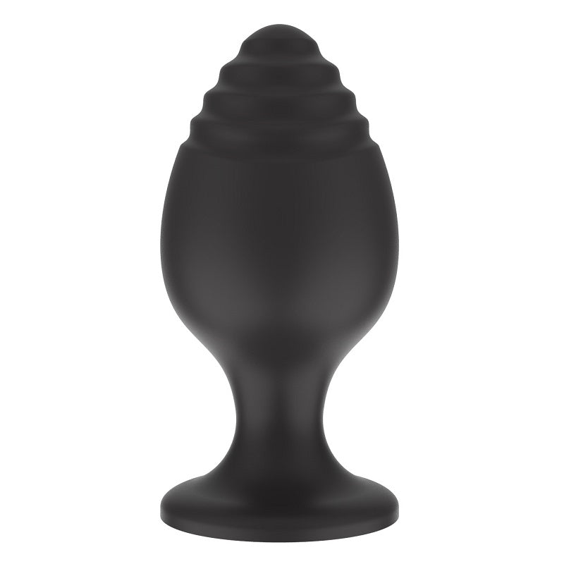 Loving Joy Ribbed Tip Small Silicone Butt Plug - UABDSM