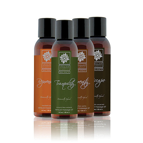 Sliquid Balance Collection Massage Oil 4.2oz - Escape - UABDSM
